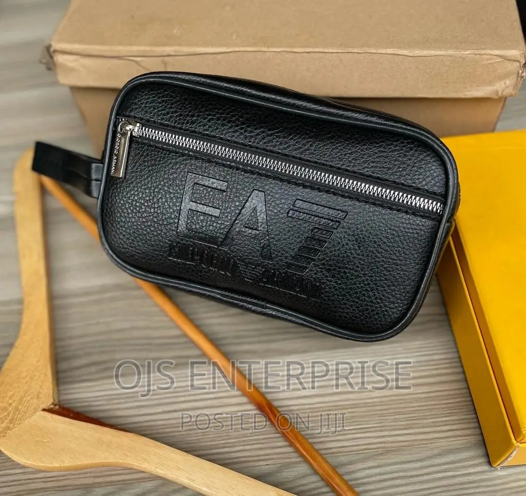Leather Cosmetic Belt Bag