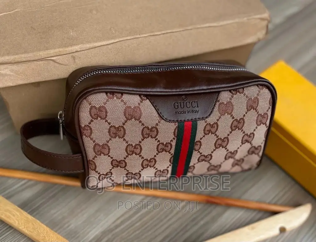 Leather Cosmetic Belt Bag