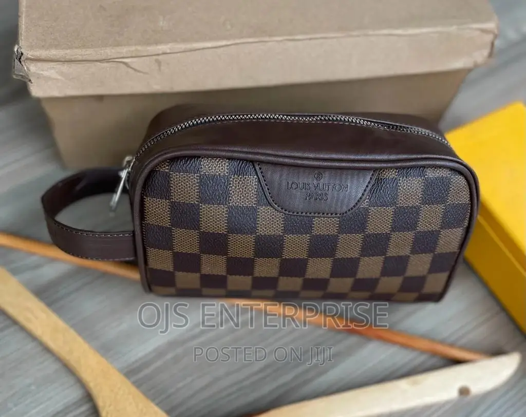 Leather Cosmetic Belt Bag