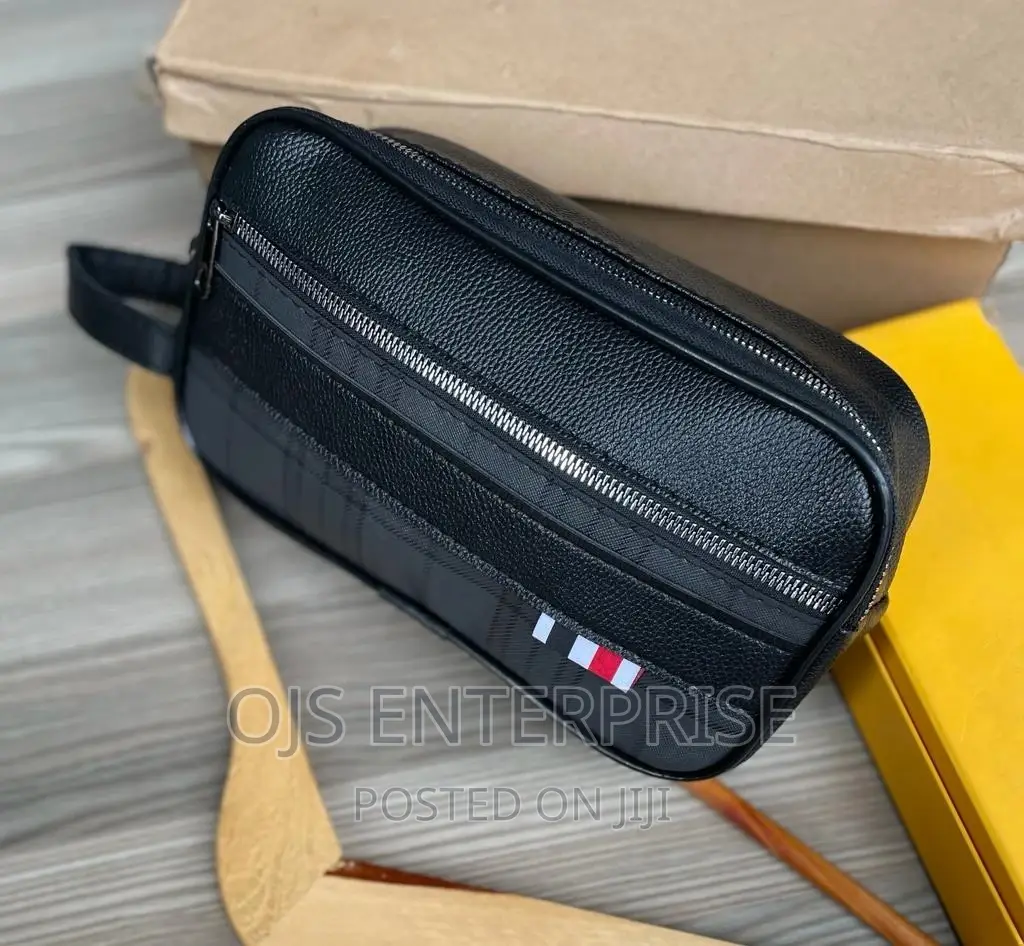 Leather Cosmetic Belt Bag