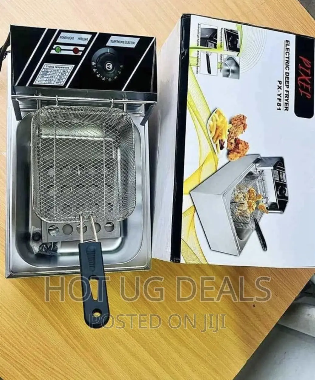 Pixel Commercial Deep Fryer 6ltr Silver