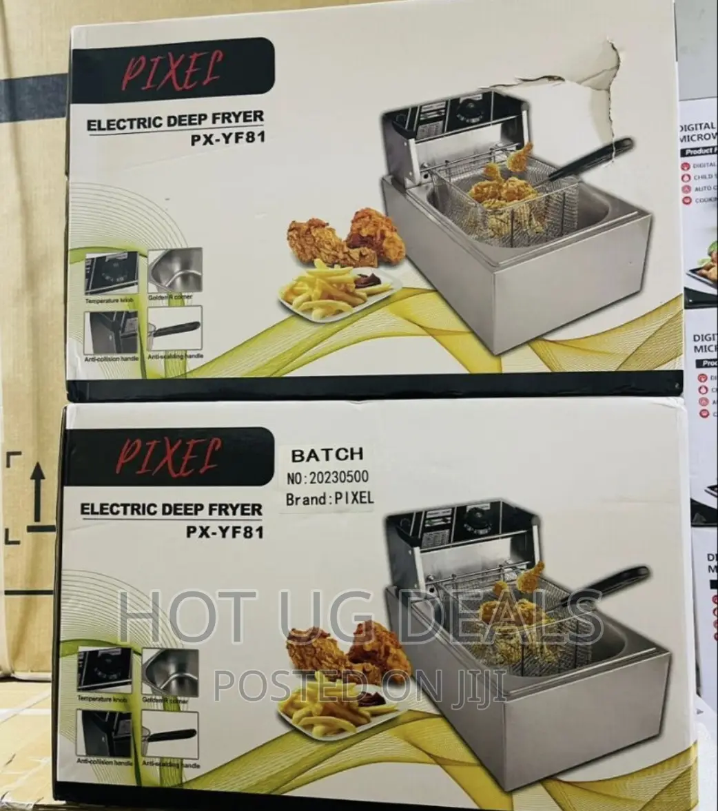 Pixel Commercial Deep Fryer 6ltr Silver