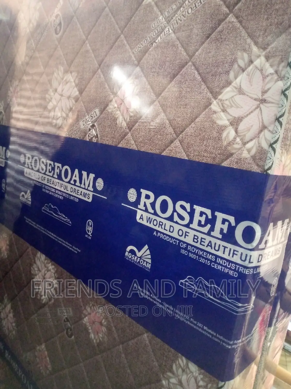 High Density Rose Foam Mattress 6*5*8.Inches