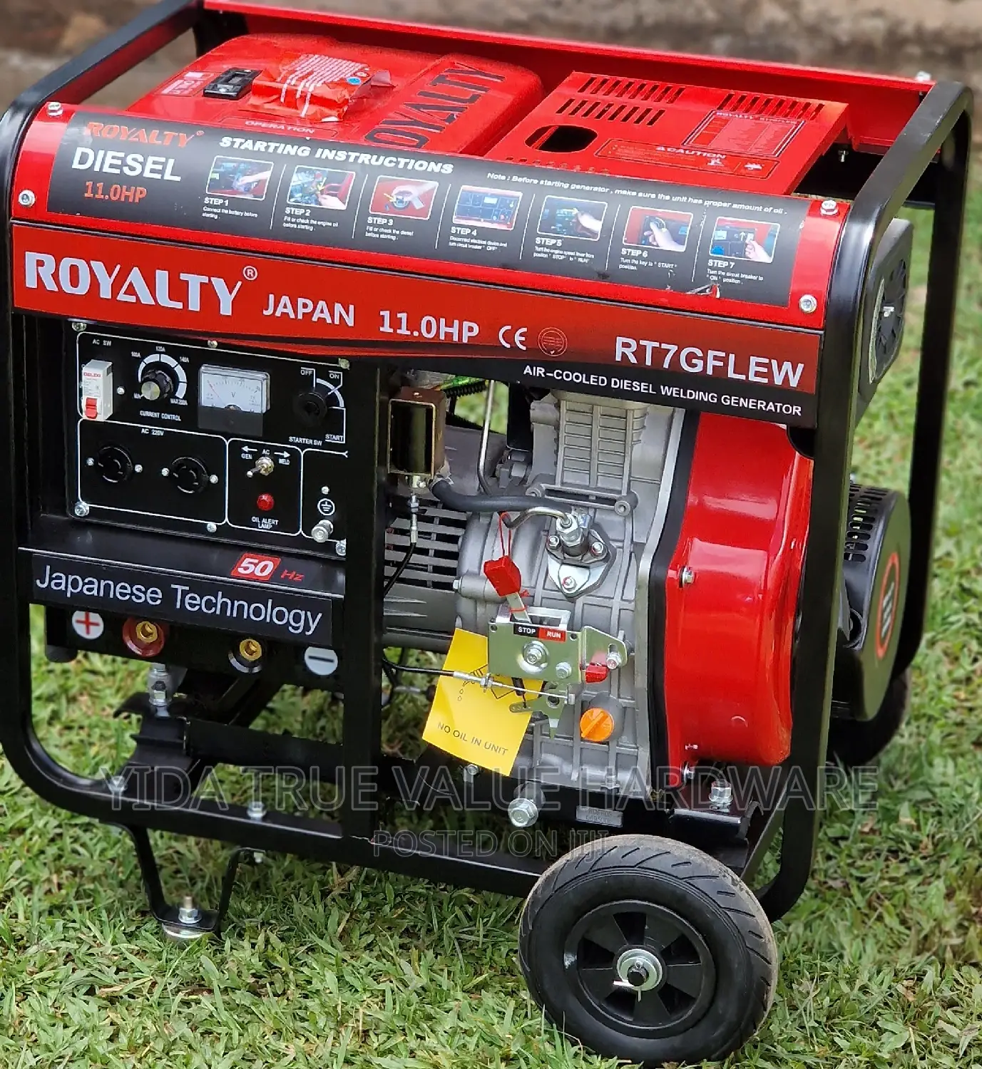 Diesel Welding Generator Royalty Japan 6.5kva