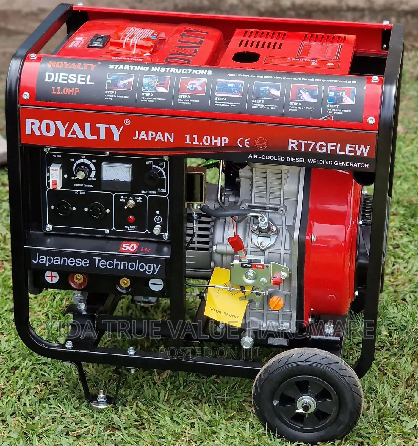 Diesel Welding Generator Royalty Japan 6.5kva