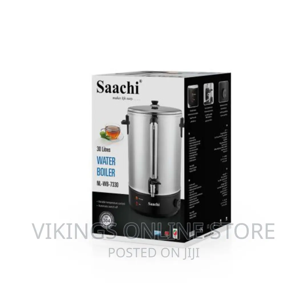 Saachi Stainless Steel Water Boiler 30 Litres Silver