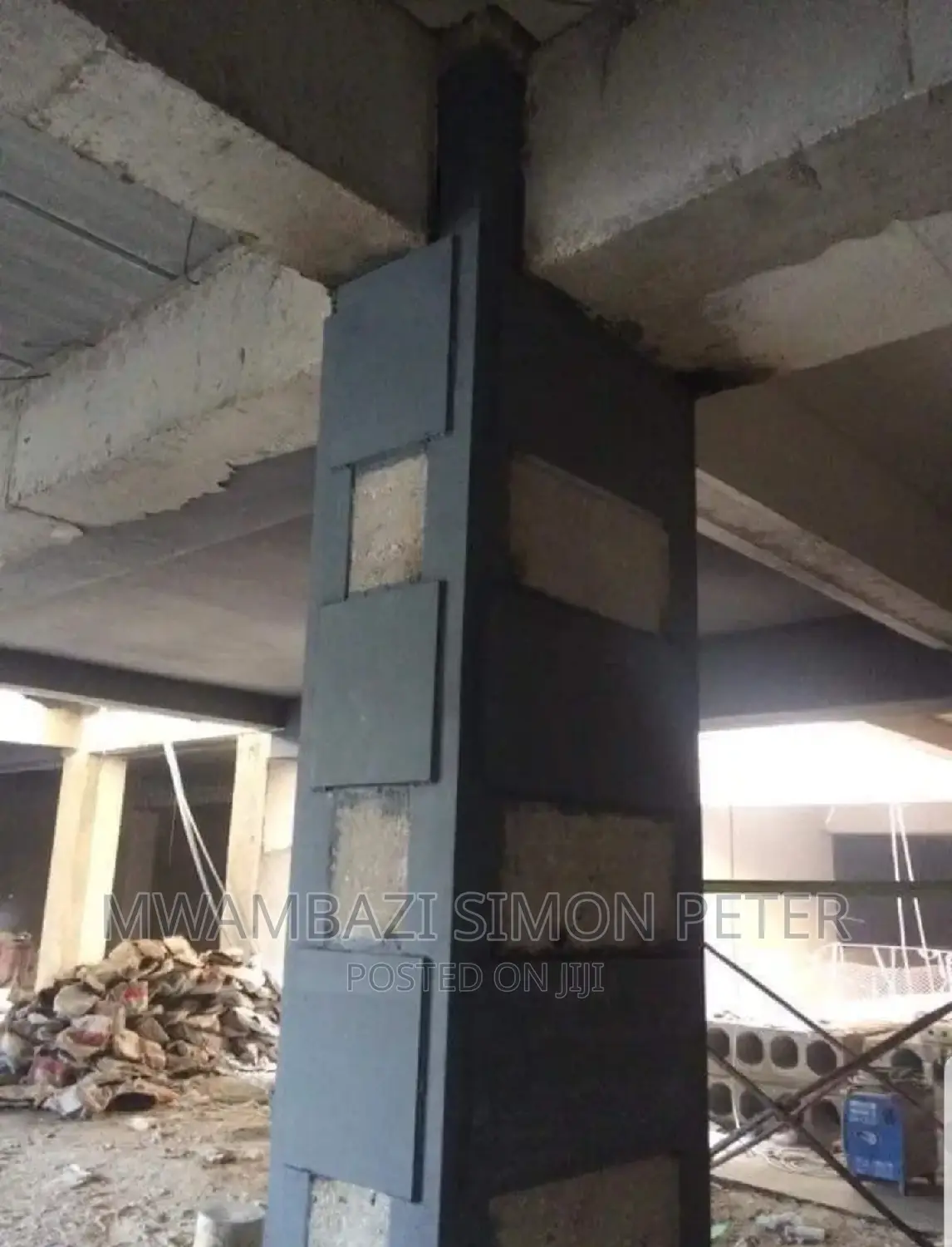 Retrofitting Columns And Slab Repair