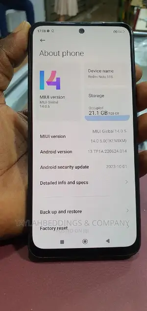 Xiaomi Redmi Note 11 128 GB Black