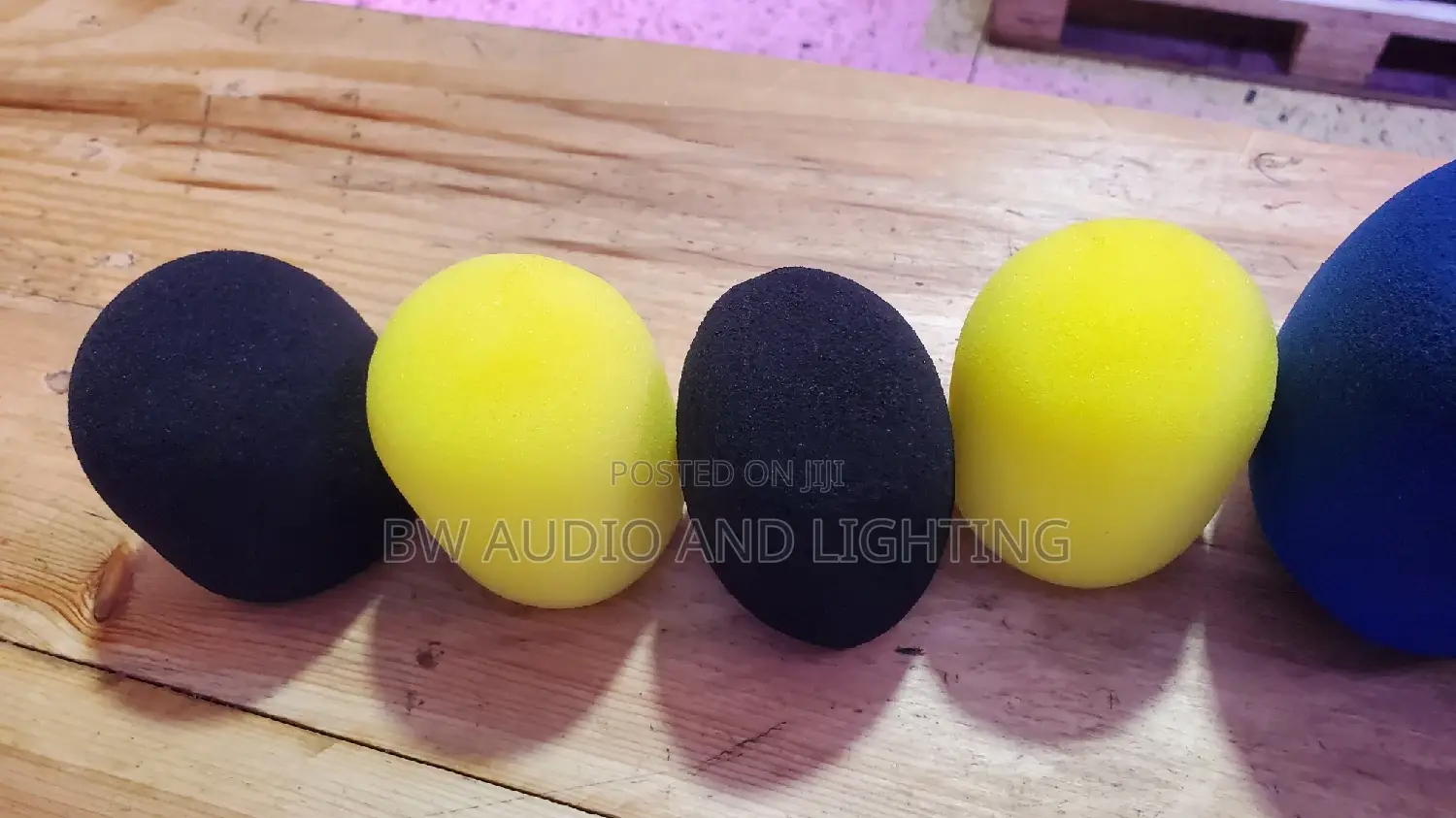 Microphones Covers /Microphone Sponge Yellow and Black