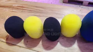 Microphones Covers /Microphone Sponge Yellow and Black