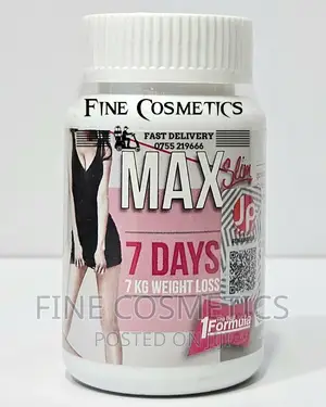 MAX SLIM 7days Slimming Weight Loss Waist Fat Burner 30caps.