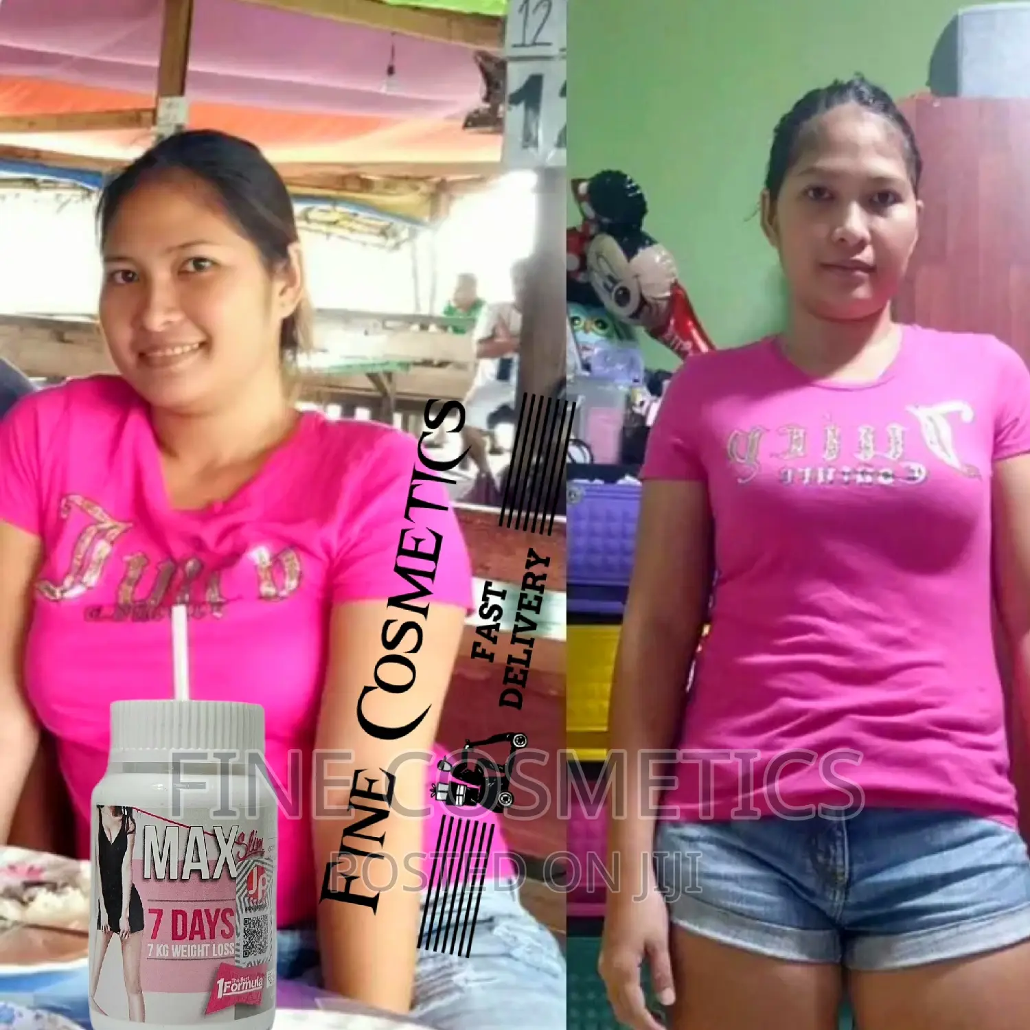 MAX SLIM 7days Slimming Weight Loss Waist Fat Burner 30caps.