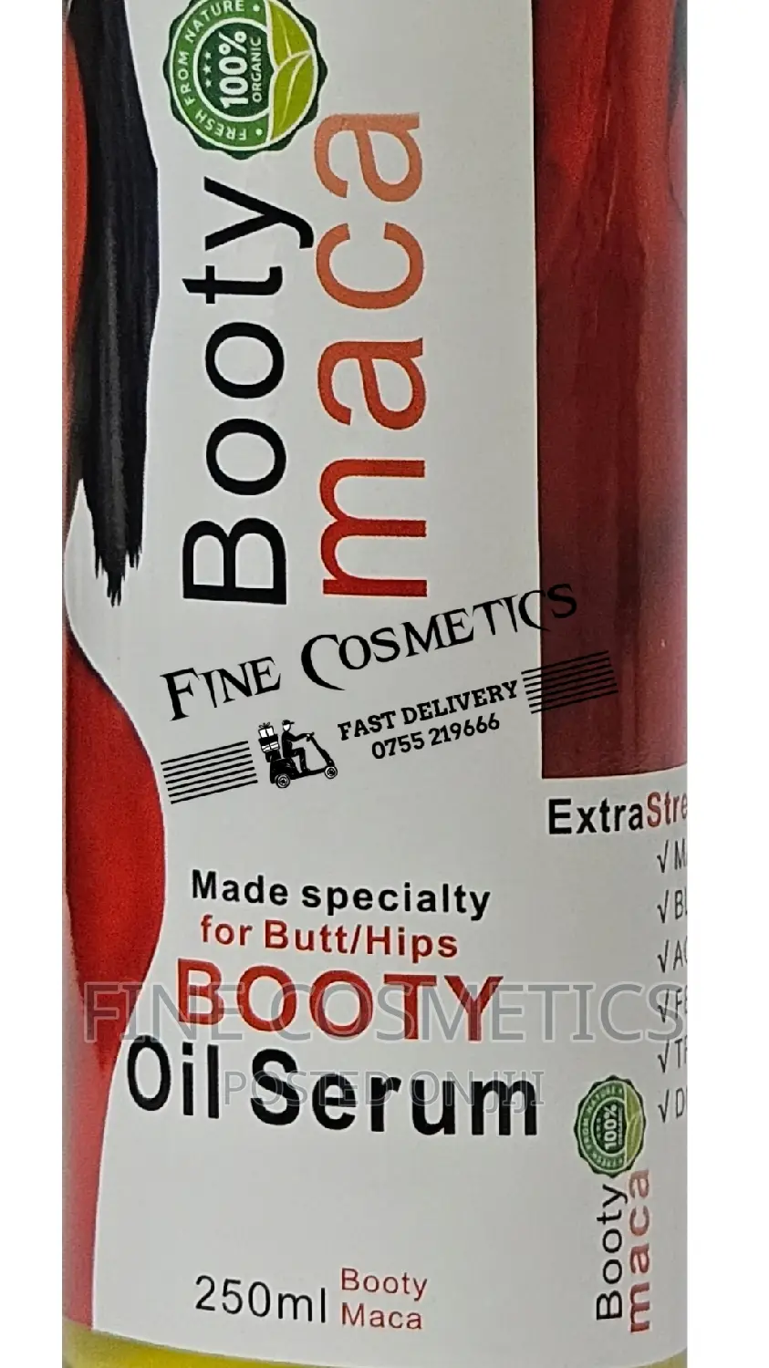 Original Booty Maca Oil Big Ass and Curves Enlargement Serum