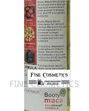 Original Booty Maca Oil Big Ass and Curves Enlargement Serum