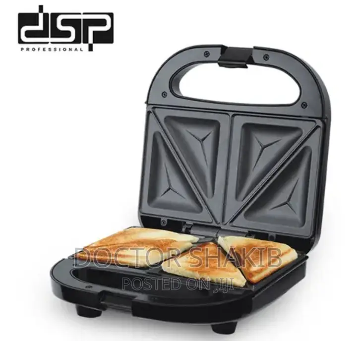 New Electric DSP 2 Slice Sandwich Maker Toaster