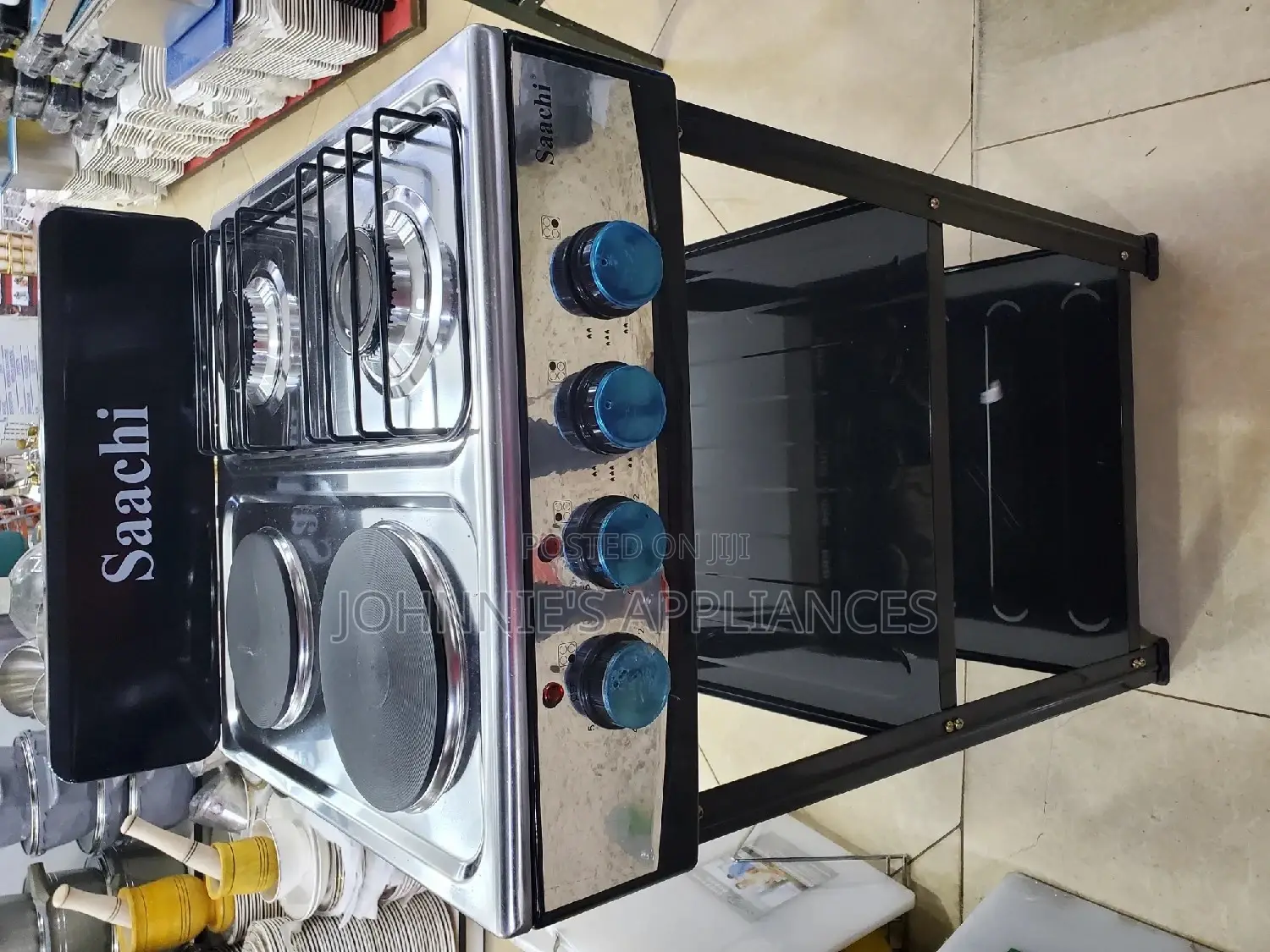 2in1 Gas and Electric Cooker With Stand