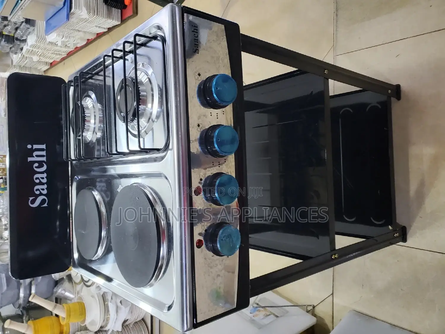 2in1 Gas and Electric Cooker With Stand
