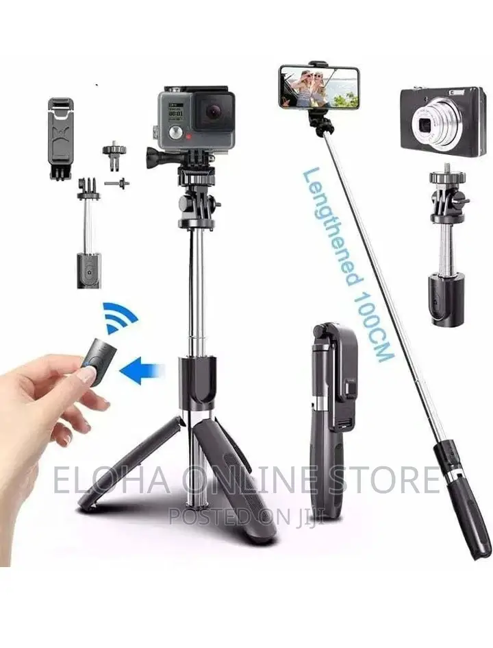 Multifunctional Wireless Selfie Stick