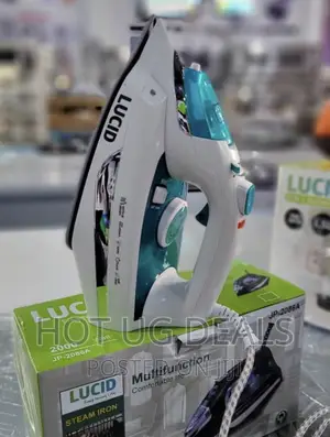 Lucid Steam Iron, 1.7 Litres – EC3001A-GS – White, Blue