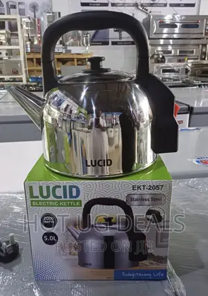 5L Lucid Stainless Steel Electric Kettle, 5.0ltrs – Silver