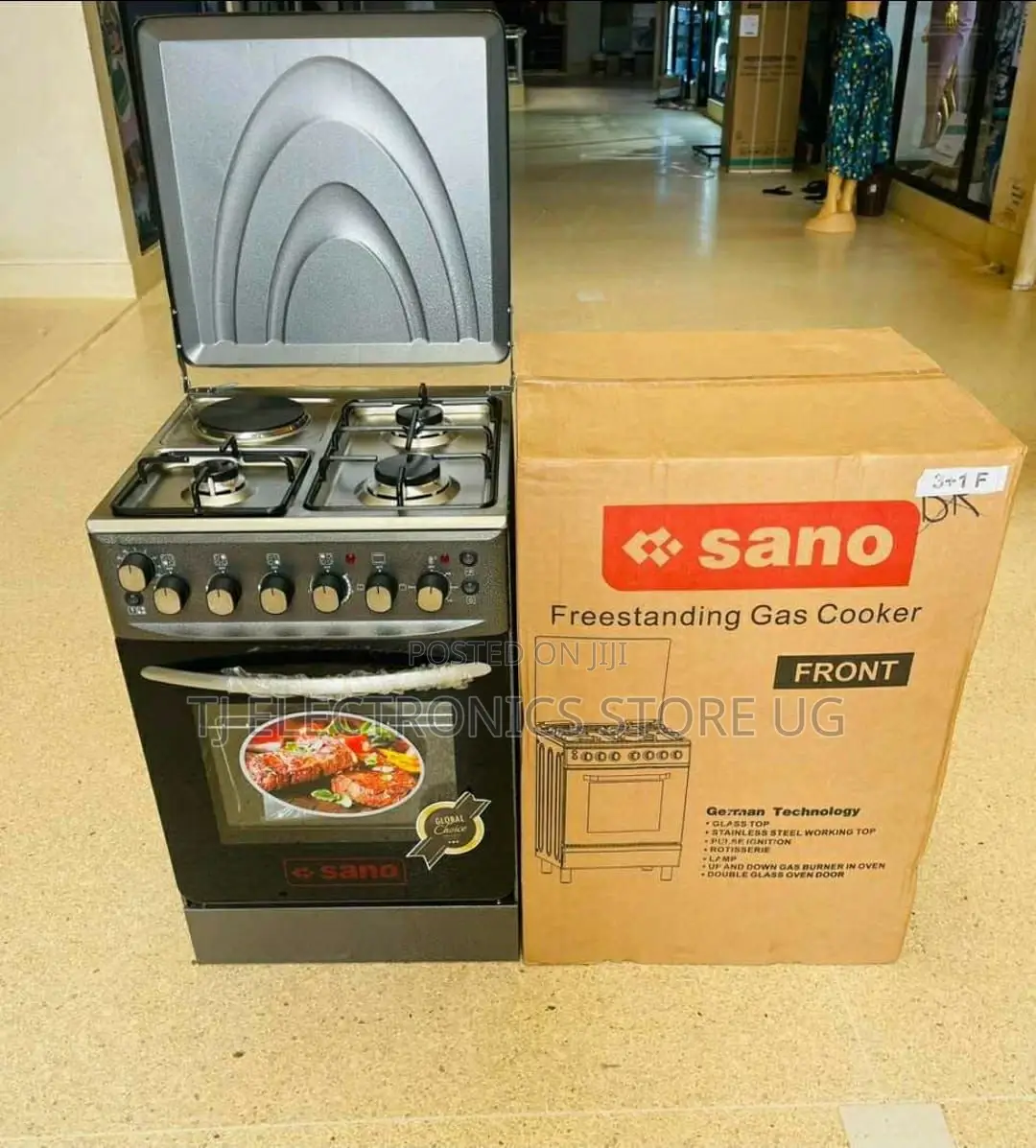 Sano 3gas 1electric Plates Cooker