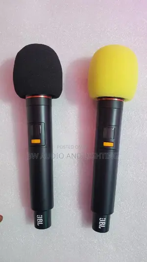 Microphones Covers /Microphone Sponge Yellow and Black