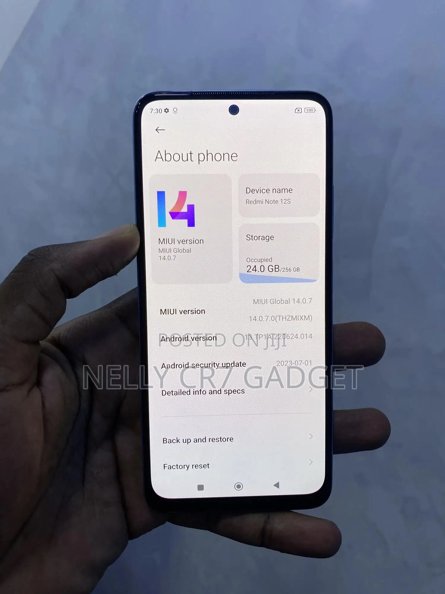 Xiaomi Redmi Note 12S 256 GB Blue