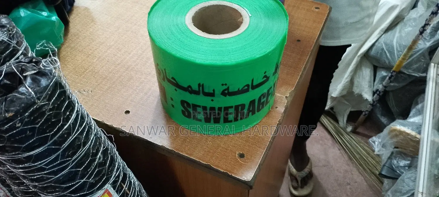 Sewage Underground Warning Tape,6"(250m)