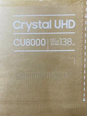 Samsung 55inch Crystal Uhd Smart TVS Authentic