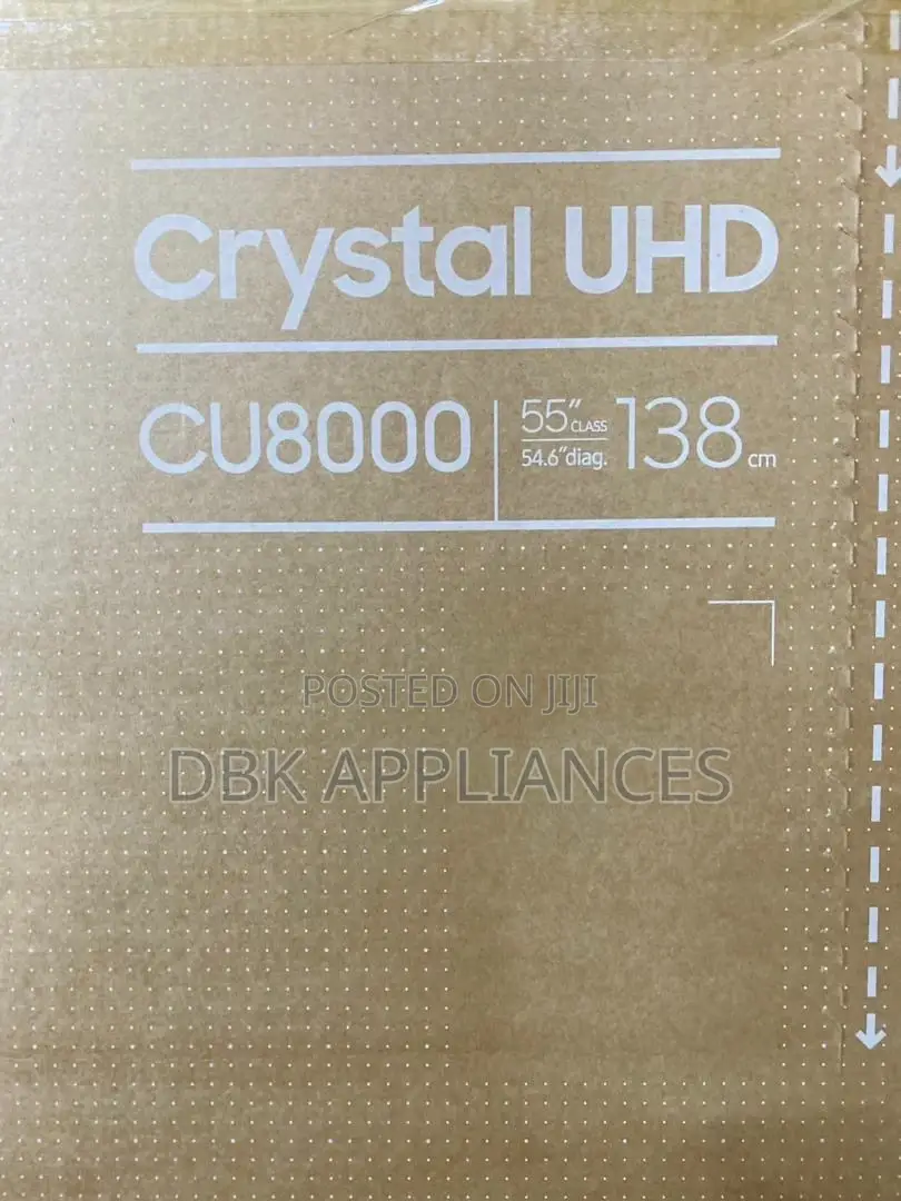 Samsung 55inch Crystal Uhd Smart TVS Authentic