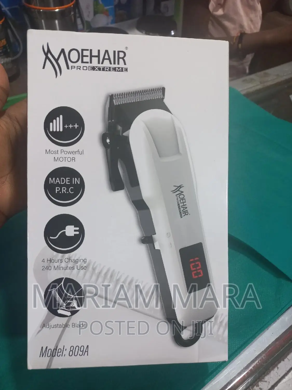 Moehair Pro Extreme Rechargeable Hair Clipper