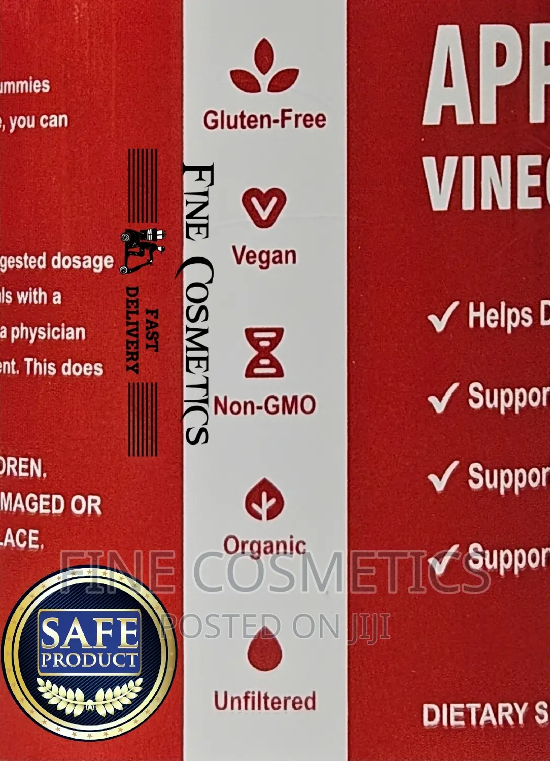 Apple Cider Vinegar Gummies for Weight Loss, Detox +Immunity