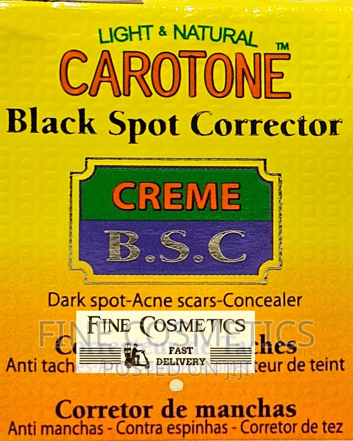 CAROTONE B.S.C Black Spots Corrector Cream |Pimple+Blemishes