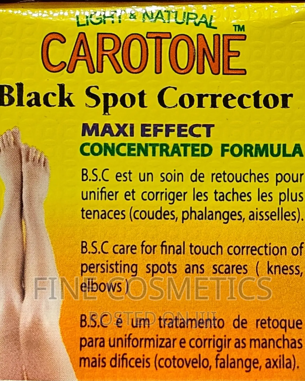 CAROTONE B.S.C Black Spots Corrector Cream |Pimple+Blemishes