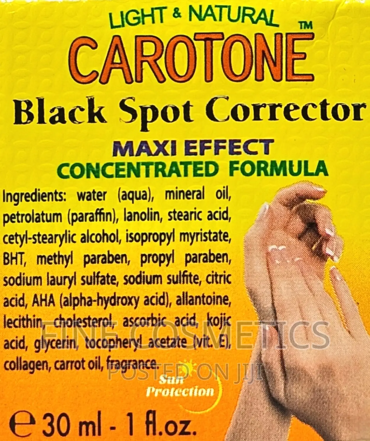 CAROTONE B.S.C Black Spots Corrector Cream |Pimple+Blemishes
