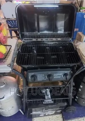 3 Burner BBQ Gas Grill Stainless Steel Garden Barbecue Grill