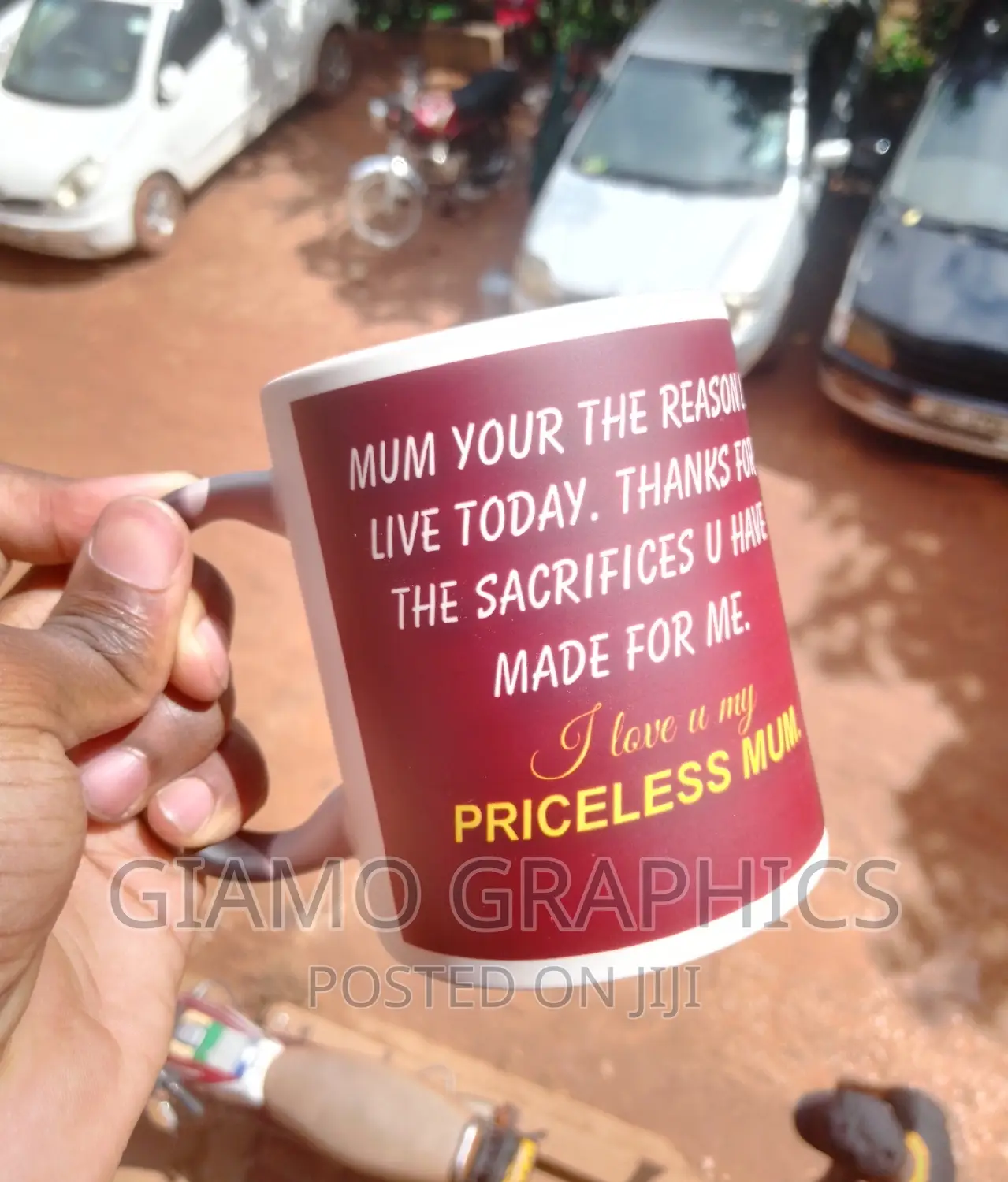 Mom's Custom Magic Cup