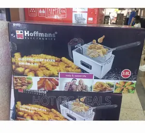 Hoffmans Electric Deep Fryer, 3.8l -stainless Steel