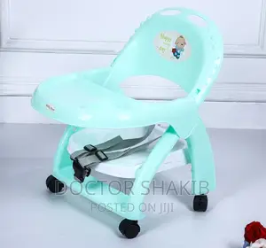 New Comfortable Baby Feeding Chair With Wheels
