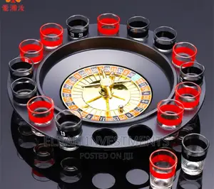 Short Glass Drinking Roulette Set