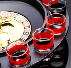 Short Glass Drinking Roulette Set