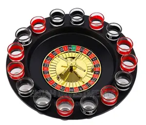 Short Glass Drinking Roulette Set