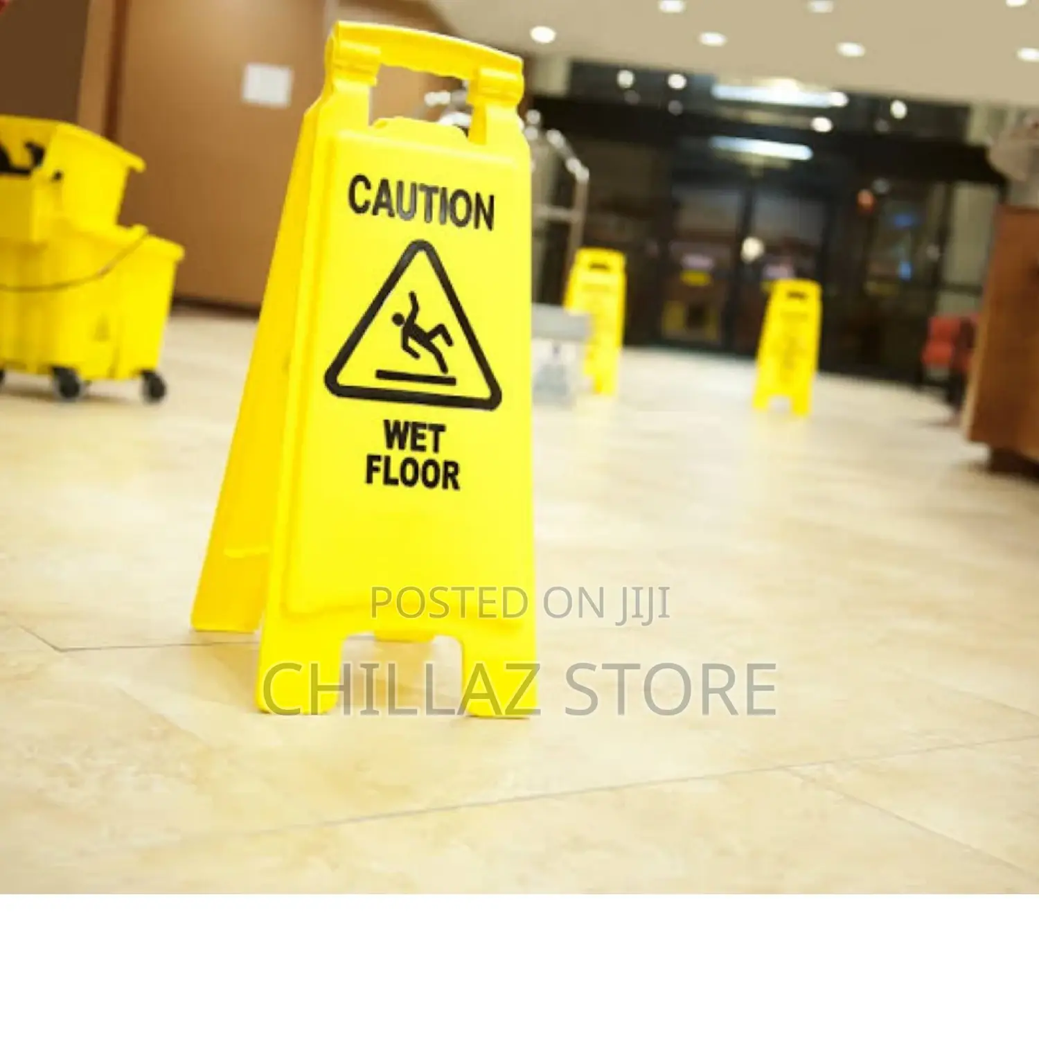 Wet Floor Caution Sign.