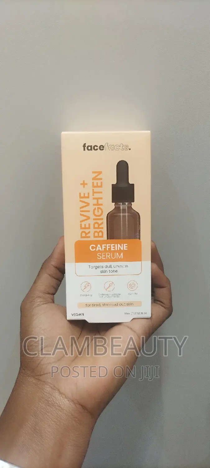 Face Facts Caffeine Facial Serum Revive + Brighten