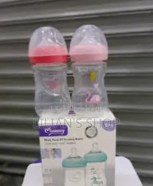 2pcs Momeasy Baby Feeding Bottle