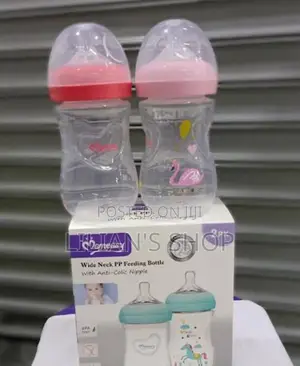 2pcs Momeasy Baby Feeding Bottle