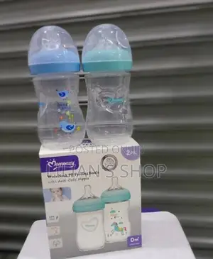 2pcs Momeasy Baby Feeding Bottle