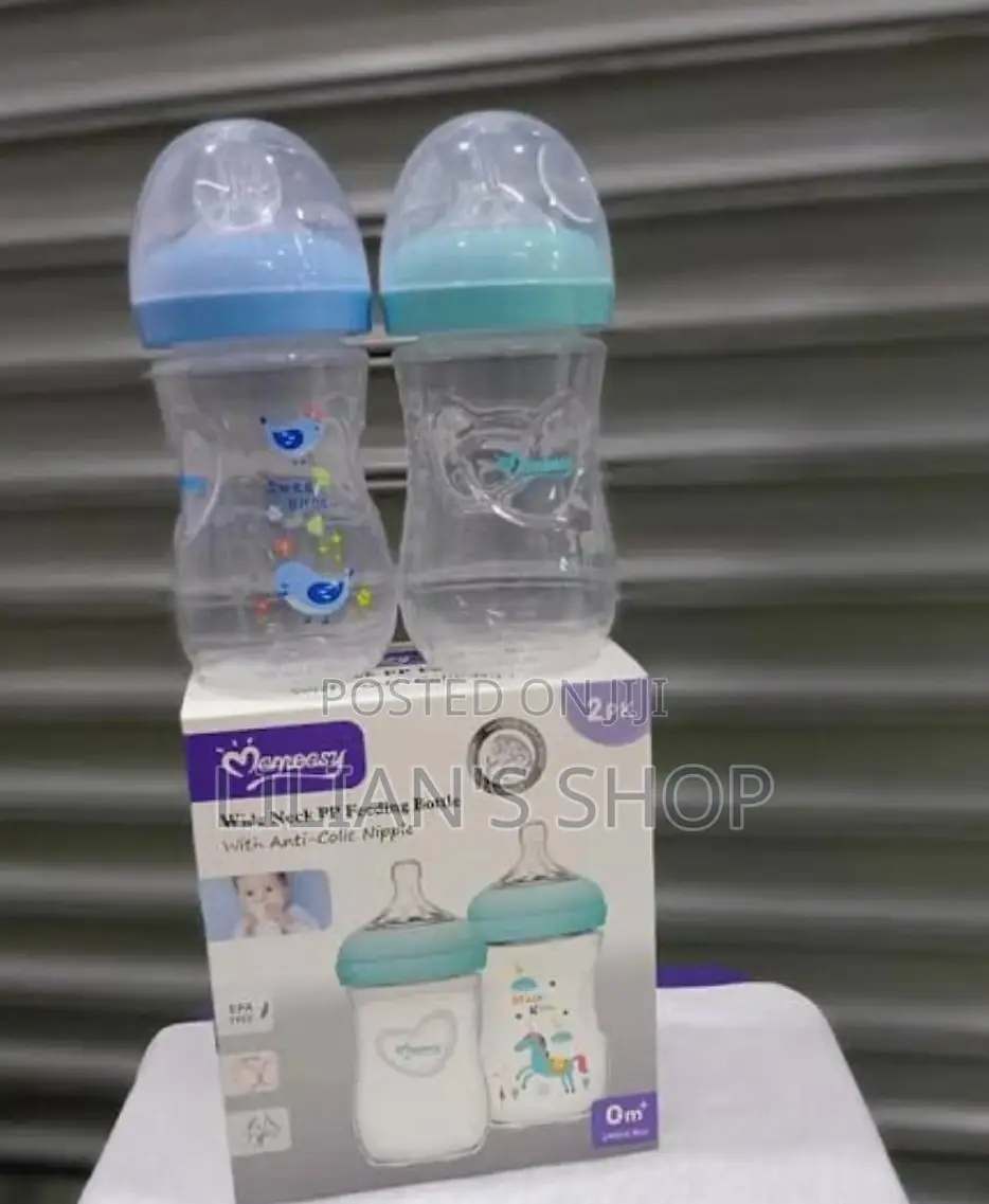 2pcs Momeasy Baby Feeding Bottle