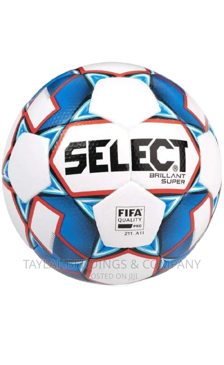 Select NFHS Brillant Super Premium Match Soccer Ball – White