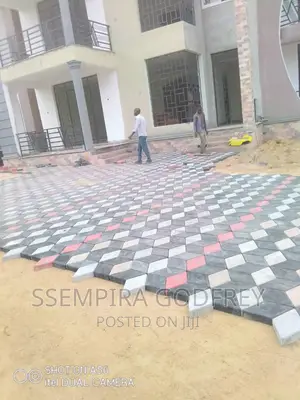 Pavers and Concrete Coloured Tiles With Creativity